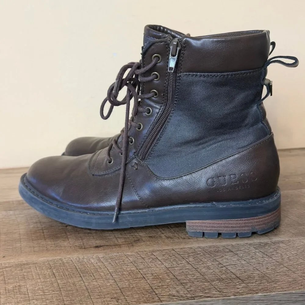 Guess radford ankle boots men’s Brown size 10.5 shoes
